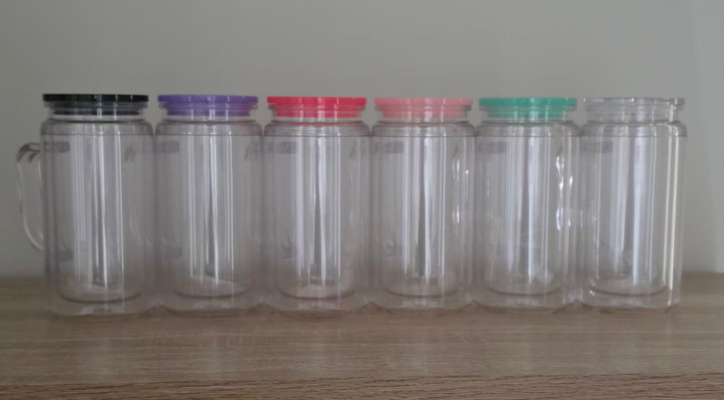 16oz Snowglobe Cup with Handle