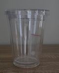 12oz Acrylic Flat Top Snowglobe Cup
