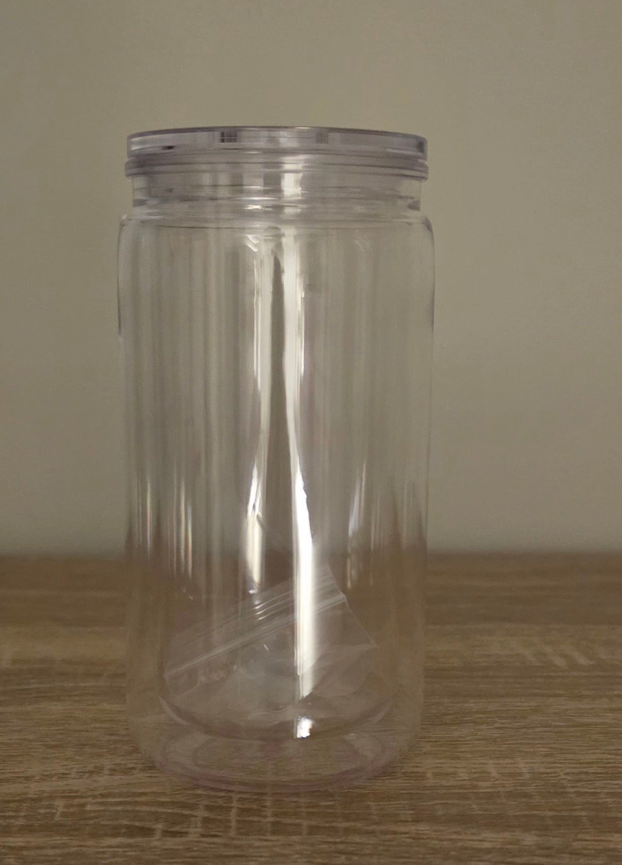16oz Acrylic Snowglobe Cup