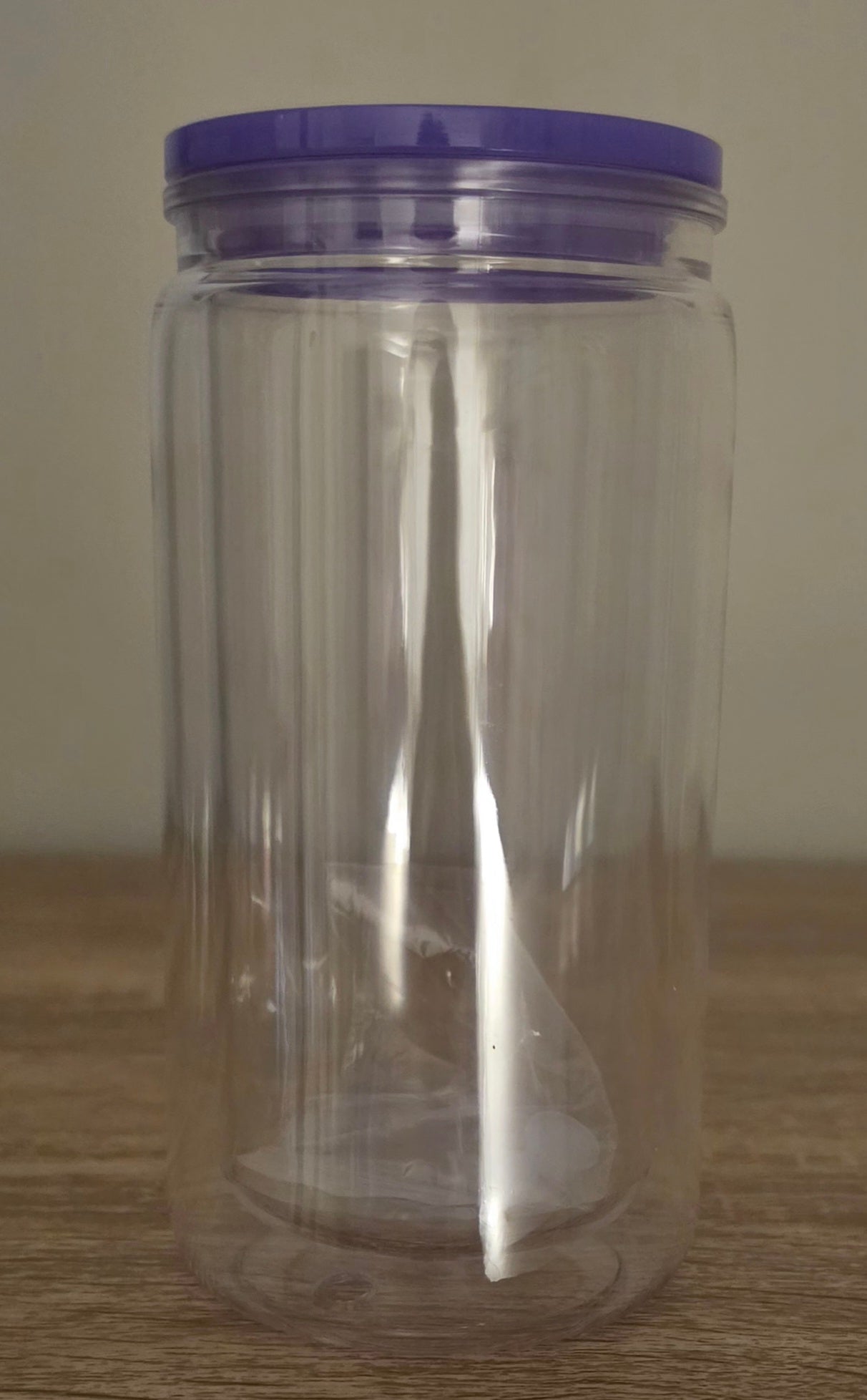 16oz Acrylic Snowglobe Cup