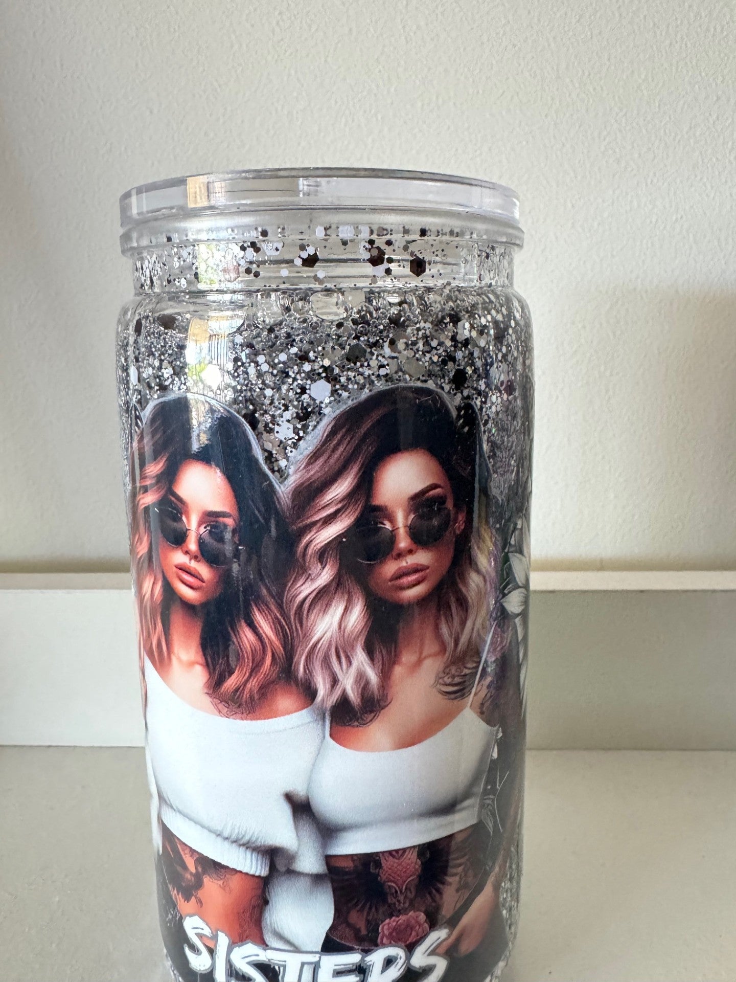 16oz Snowglobe Cup