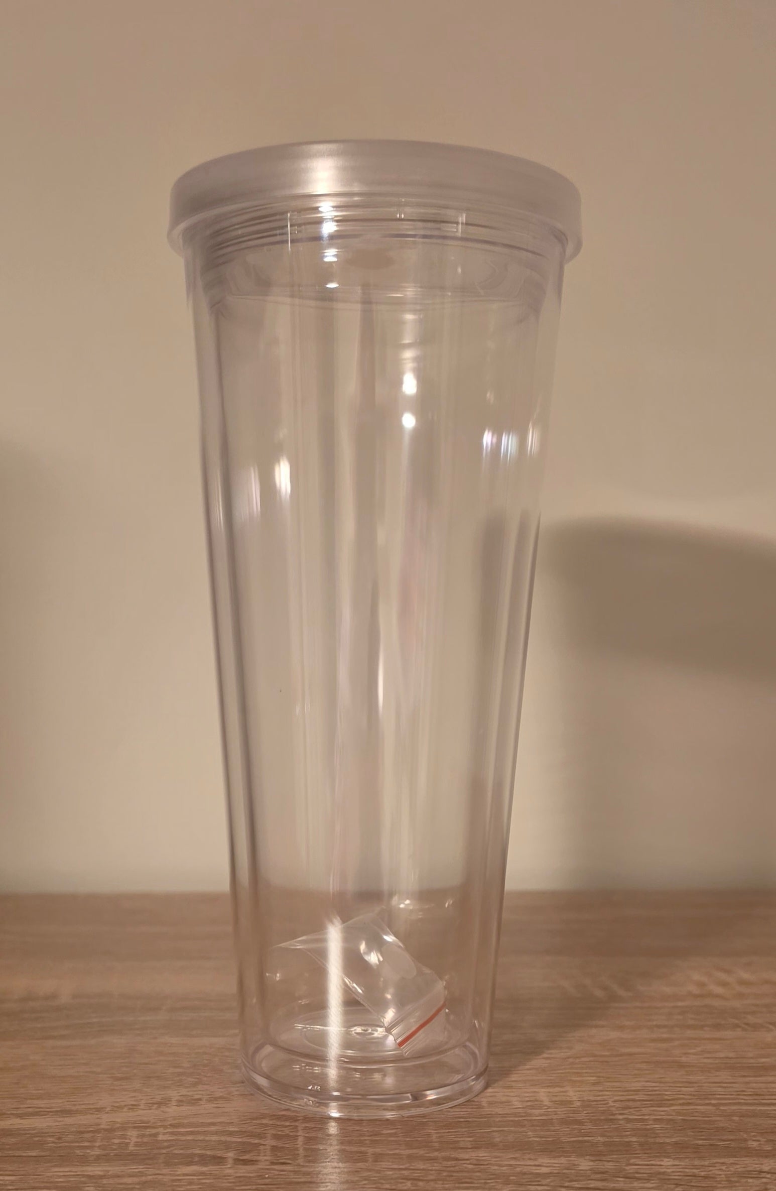 24oz Snowglobe Tumbler - Thicker Straw