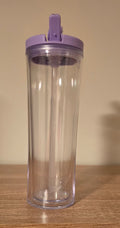 20oz Snowglobe Tumbler with Flip Straw