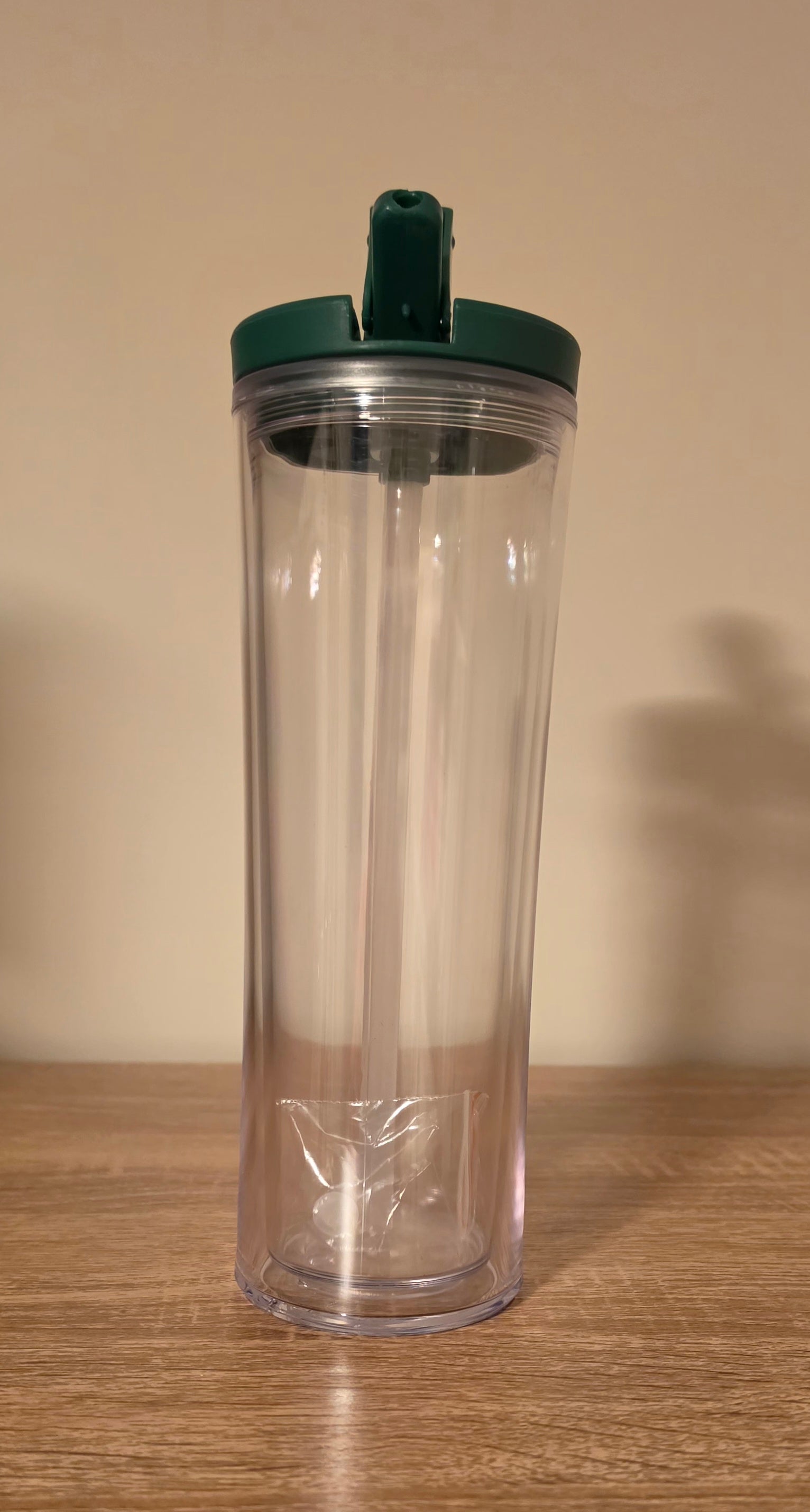 20oz Snowglobe Tumbler with Flip Straw