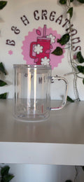 17oz Acrylic Handle Mug