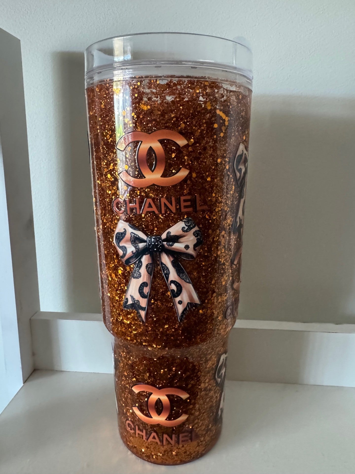 40oz Snowglobe Tumbler
