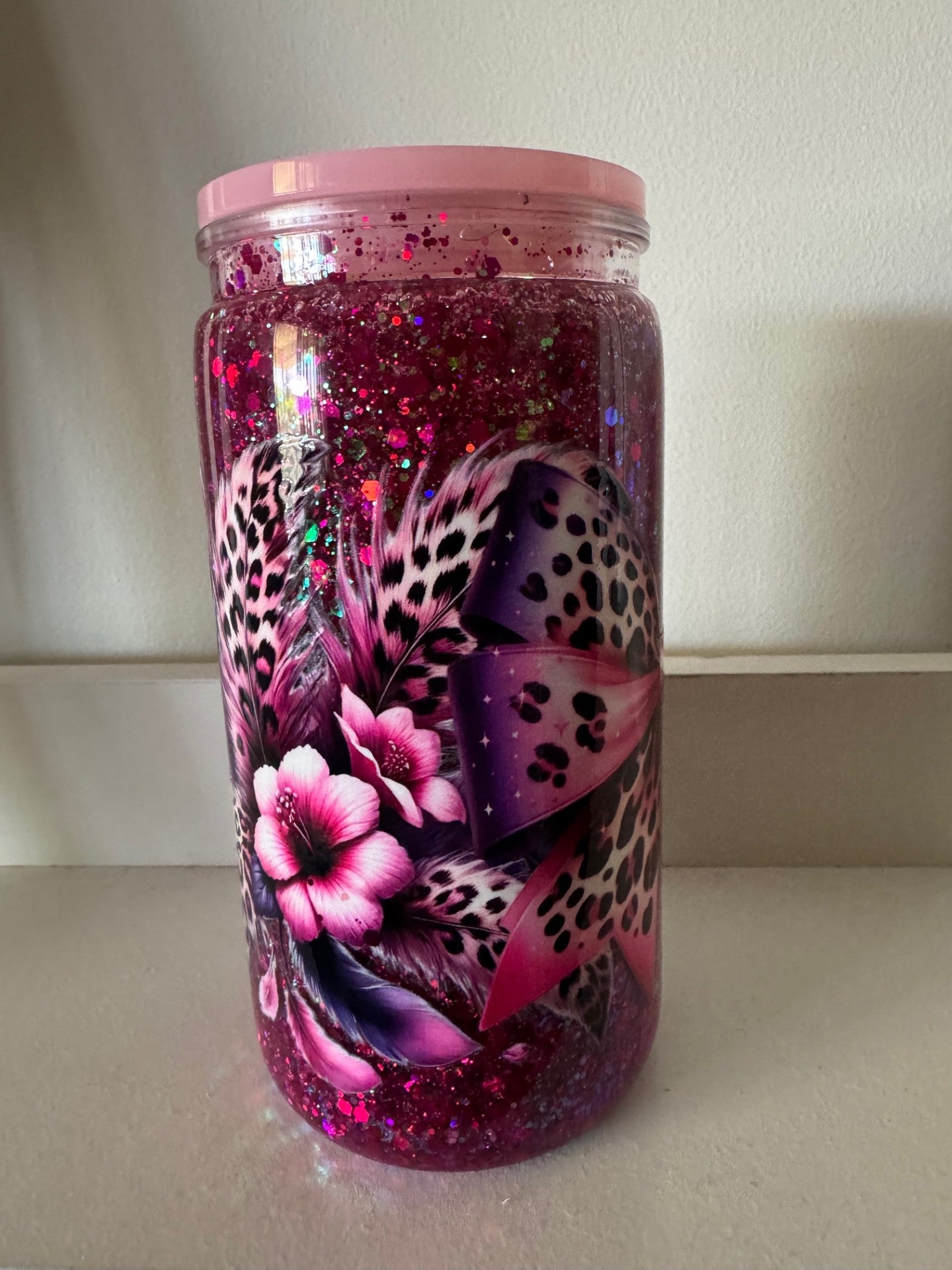 16oz Snowglobe Cup