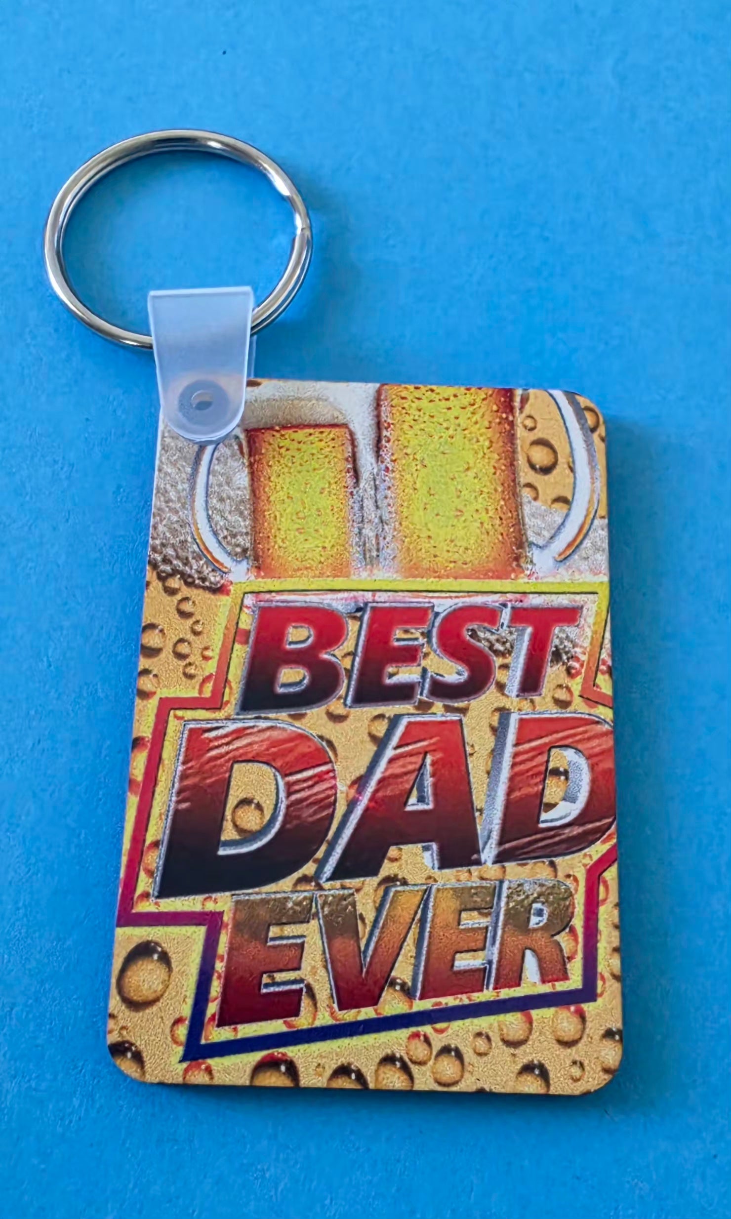 Rectangle Printed Keyring