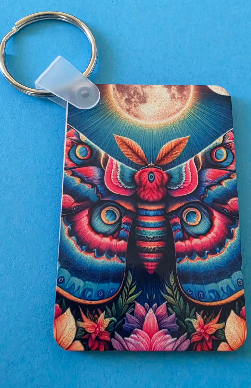 Rectangle Printed Keyring