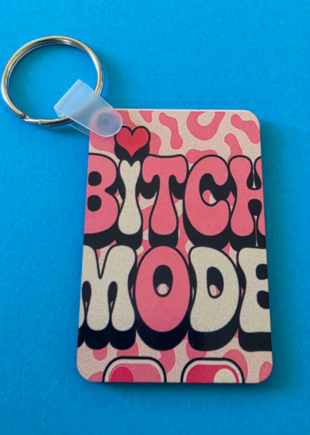 Rectangle Printed Keyring