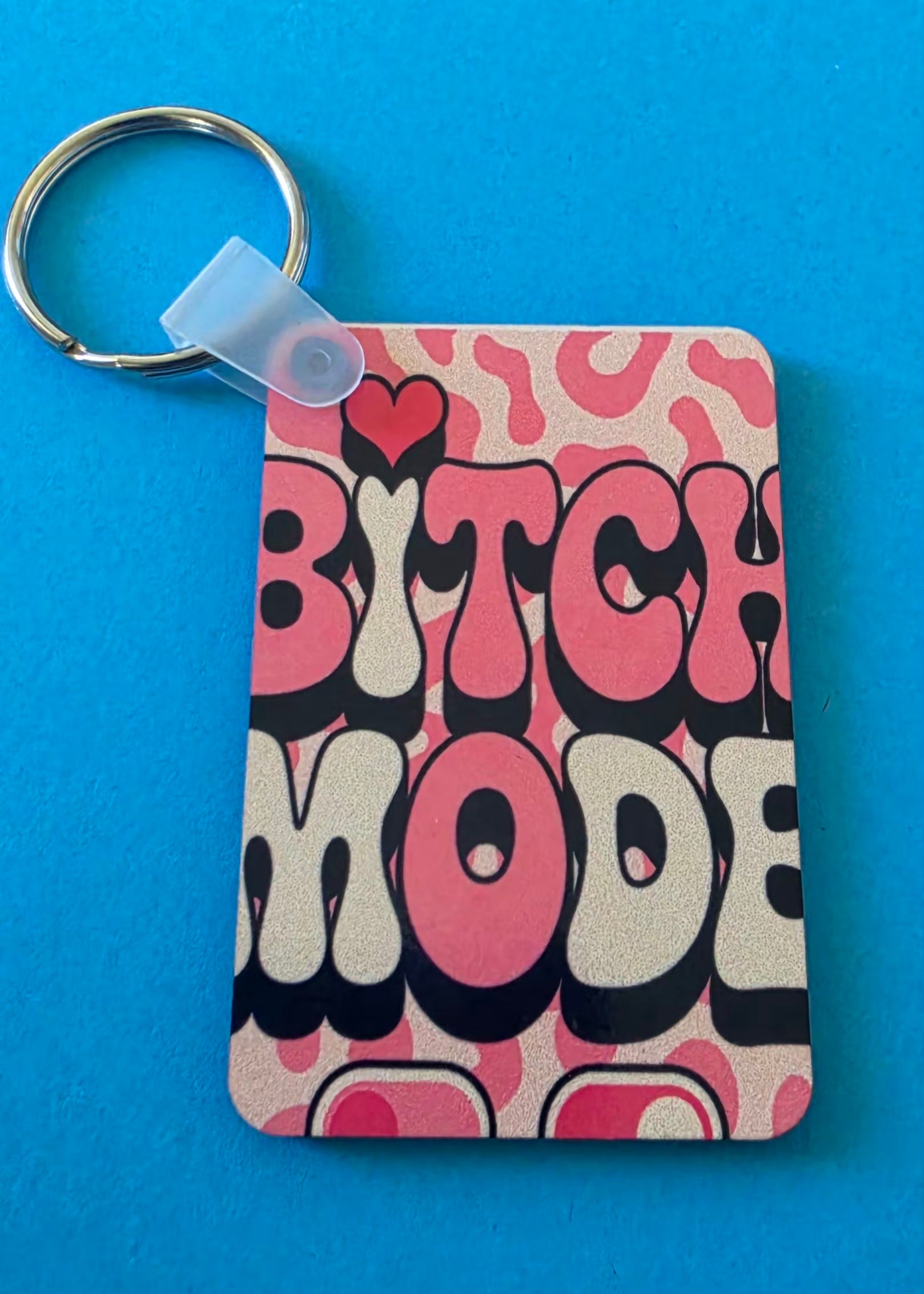Rectangle Printed Keyring