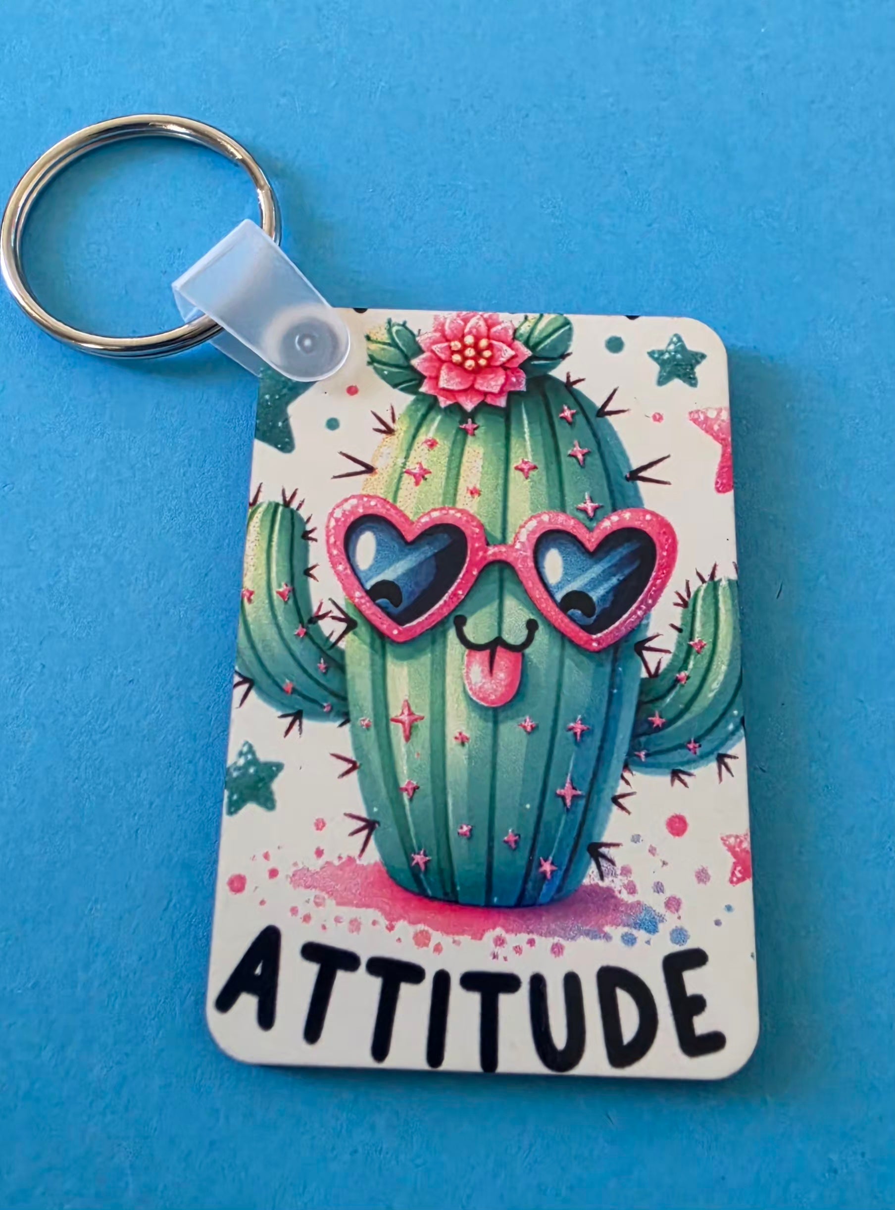 Rectangle Printed Keyring