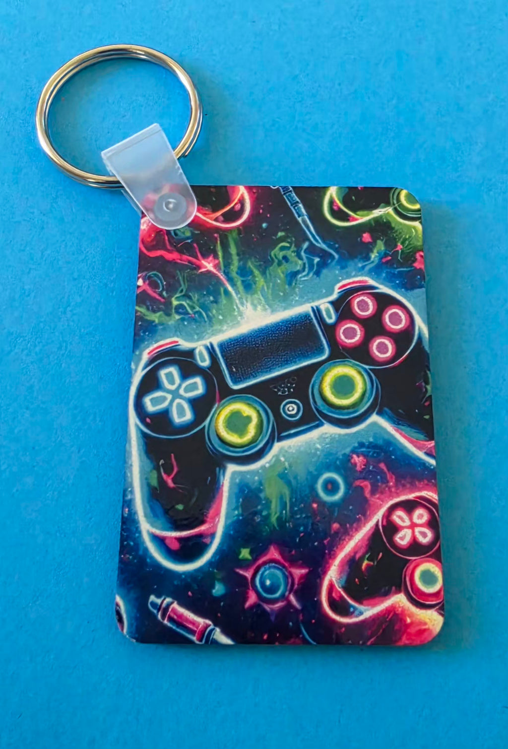Rectangle Printed Keyring