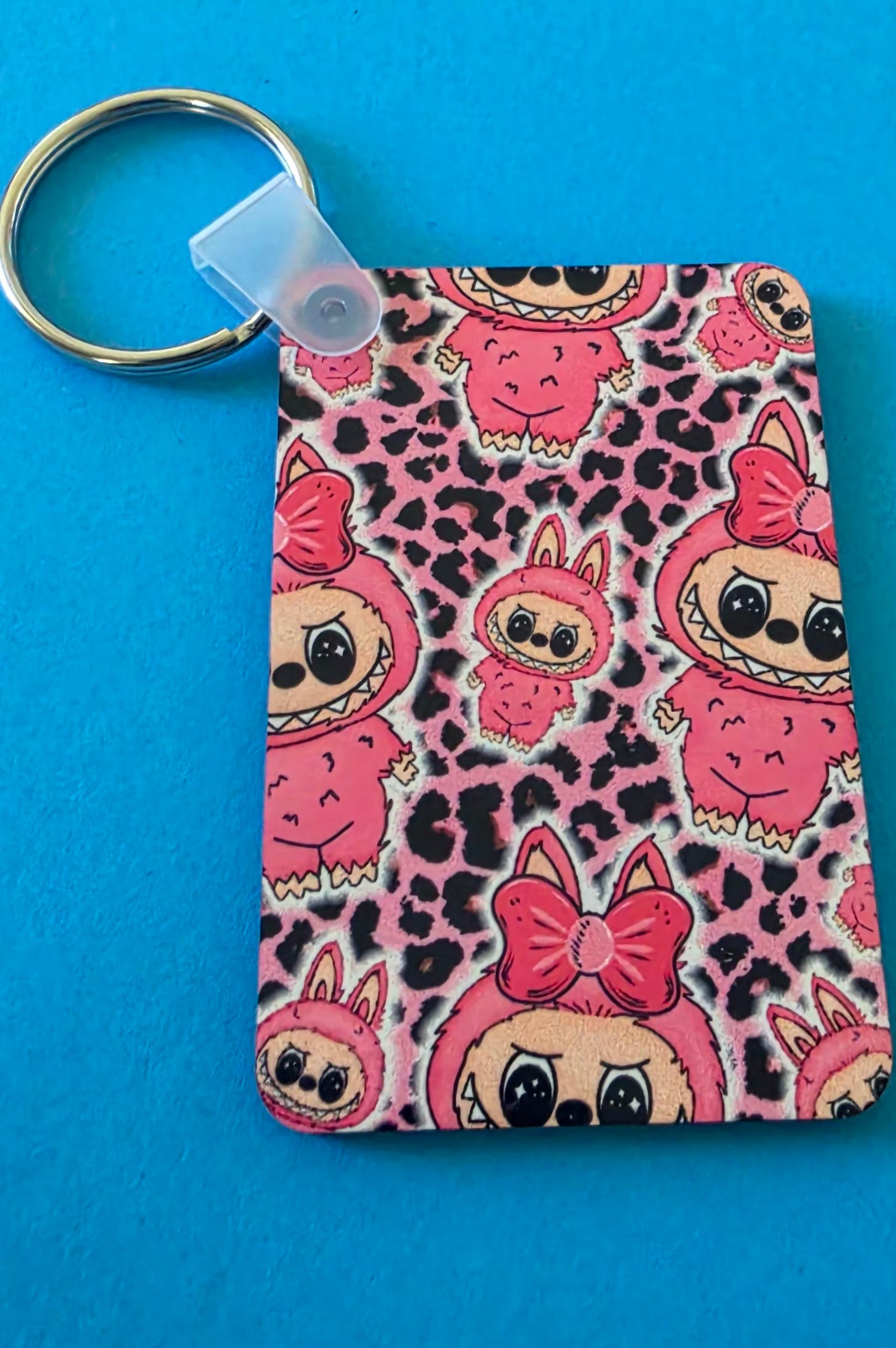 Rectangle Printed Keyring