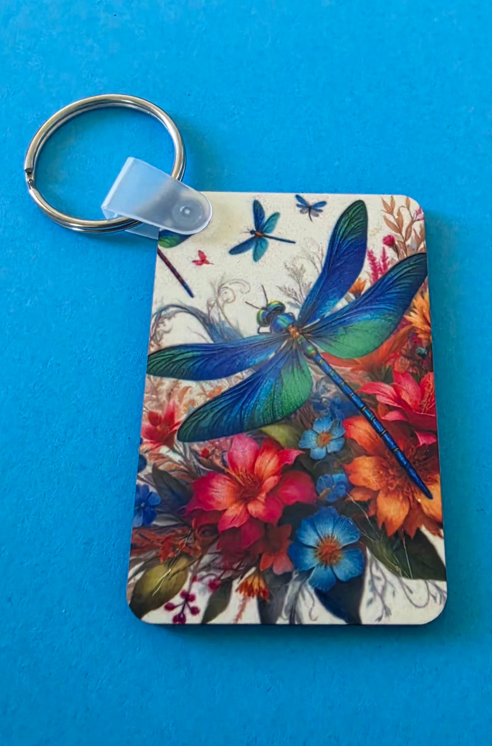 Rectangle Printed Keyring