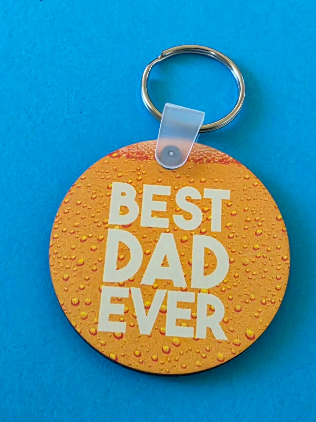 Round Wooden Keyring