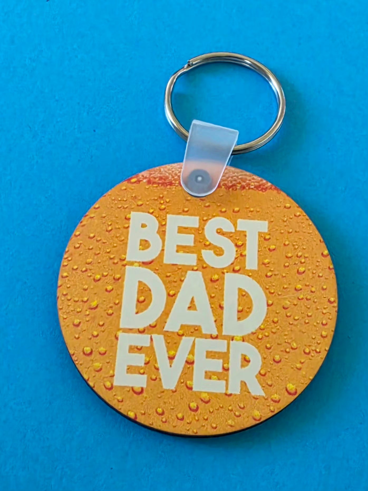Round Wooden Keyring
