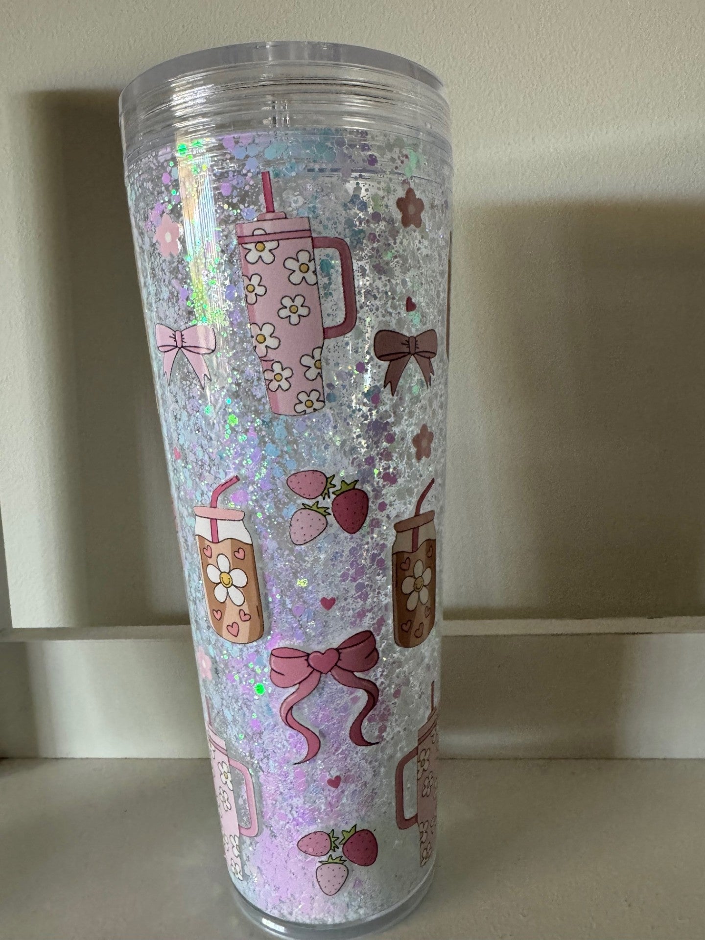 24oz Snowglobe Tumbler